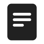 Reading Mode Mobile SVG Icon